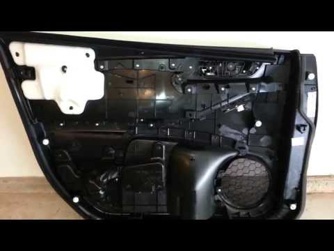 2012 Mazda Mazda3 – Interior Plastic Door Panel Removed – Upgrading OEM Door Speakers