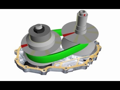 CVT Transmission Belt to Pulley Clamping