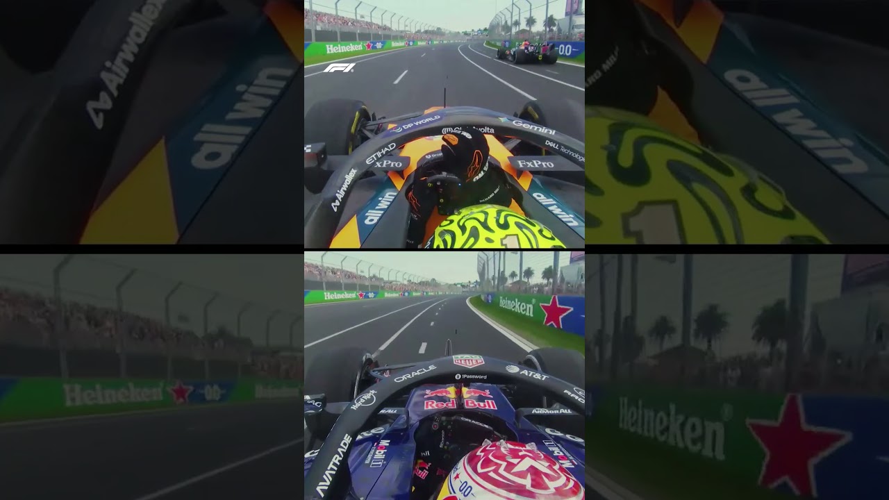 Lando & Max Can't Help But Wave 👋