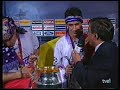 La Septima post-match interview with Raul and Morientes
