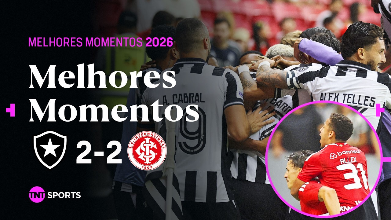 Danilo Faz Golaço No Ângulo E Inter Empata Com Chutaço De Bernabei | Botafogo 2X2 Internacional