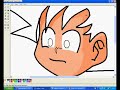 Drawing Son Goku in MS Paint