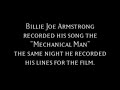 Billie Joe Armstrong Recording Mechanical Man