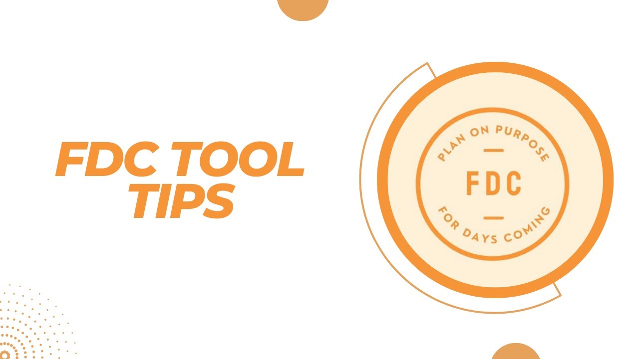 FDC Tool Tips