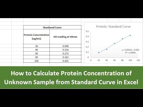 video-linktoworks-How to calculate Protein Concentration of Unknown...