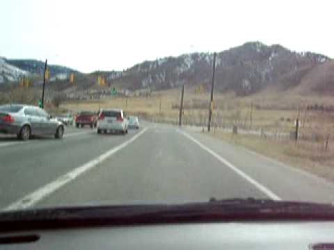 Driving to Golden Gate Canyon State Park 1