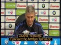 Συνέντευξη τύπου Αστέρας Τρίπολης – Ολυμπιακός Βόλου