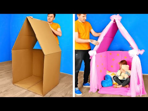 Brilliant DIY Cardboard Crafts For Your Home || Recycling Ideas You ...