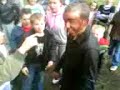 Vannie door de modder