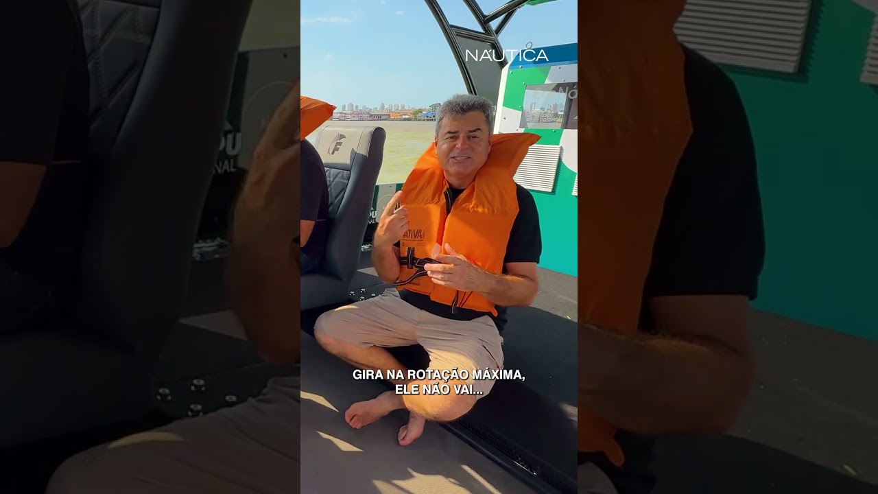 Navegamos em um barco movido a hidrogênio!