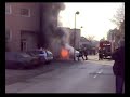zapaljeni auto na trnju