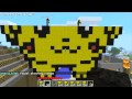 ▶ Minecraft Creations - Pikachu speed building! (Teamcraft) - TGN.TV