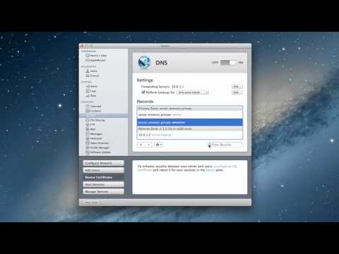 how to locate dns server on mac