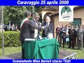 25 aprile 2008 a Caravaggio-Comandante Mino Bartoli 1920