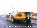 Viper twin turbo 1900 hp 7.99 1/4 mile world record
