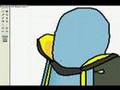 Runescape Drawing - Fishing Cape Emote