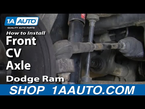 Auto Repair Replace Change Front CV Axle Dodge Ram 02-08 1AAuto.com
