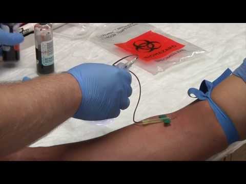 how to collect blood serum