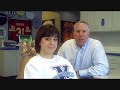 Orthodontist Places Braces on Patient--See how easy it is to get braces.