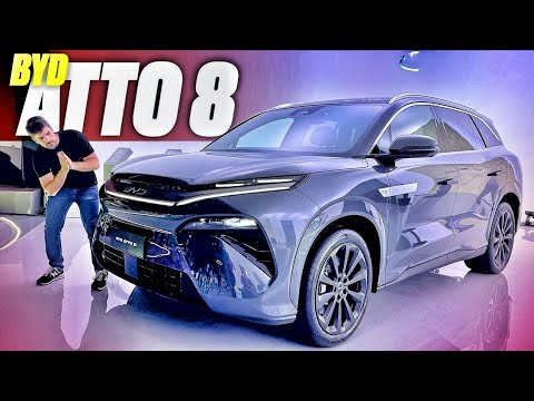 BYD Atto 8 - 7 LUGARES, HÍBRIDO, 4X4 E CUSTA R$ 76.000 A MENOS QUE O SW4! E ANDA DEMAIS! SAIBA TUDO!