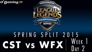 LCS NA Spring 2015 - W1D2 - CST vs WFX