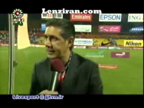 یکه خوردن عادل فردوسی پور از نمایش دختران بی حجاب و مصاحبه افشین قطبی پس از پیروزی بر کره  