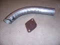 Exhaust System Fab on Studebaker Pickup Exhaust System Fab on Studebaker Pickup