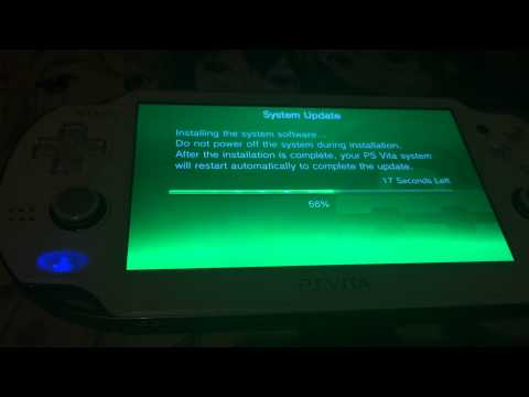 how to update a new ps vita