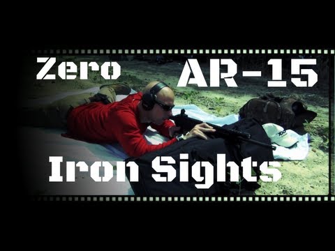 how to adjust iron sights