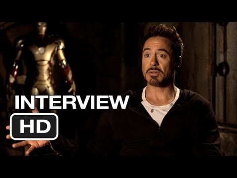 Iron Man 3 Interview - Robert Downey Jr. (2013) - Marvel Movie HD