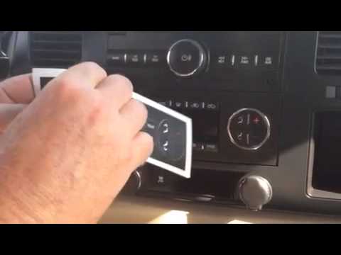 how to repair gm climate button