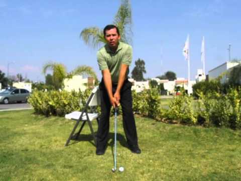 GOLF LESSONS – BACKSWING – STABLE RIGHT KNEE (FIX SWAY, REVERSE SPINE ANGLE, OVERSWING)