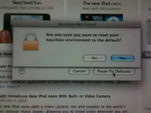 how to keychain mac