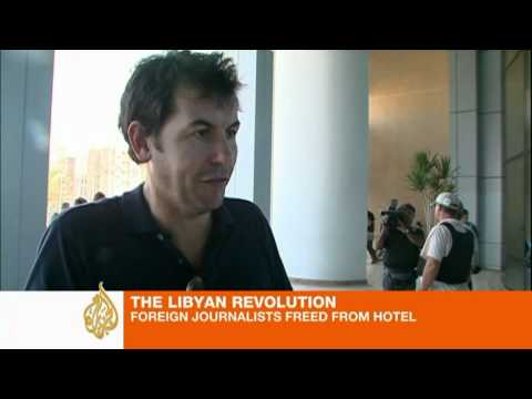 zeina khodr - Dozens of reporters who'd been trapped for five days at a hotel in Tripoli, were evacuated by the International Committee of the Red Cross. The government di...
