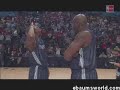 shaq lebron   dwight howard dancing at the 07 all star game