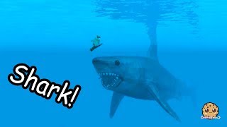 Giant Shark On Boat + Swimming In Water - Roblox C