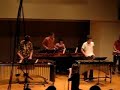 take on me - percussion quartet