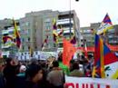 Demonstracja przed ambasadą Chin Demonstracja przed ambasadą Chin