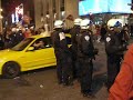 Riot police breaking up Habs victory party