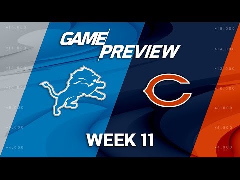Video: Detroit Lions vs. Chicago Bears | NFL Week 11 Game Preview
