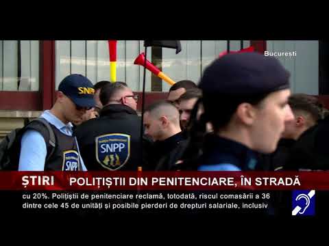 Polițiștii din penitenciare, în stradă
