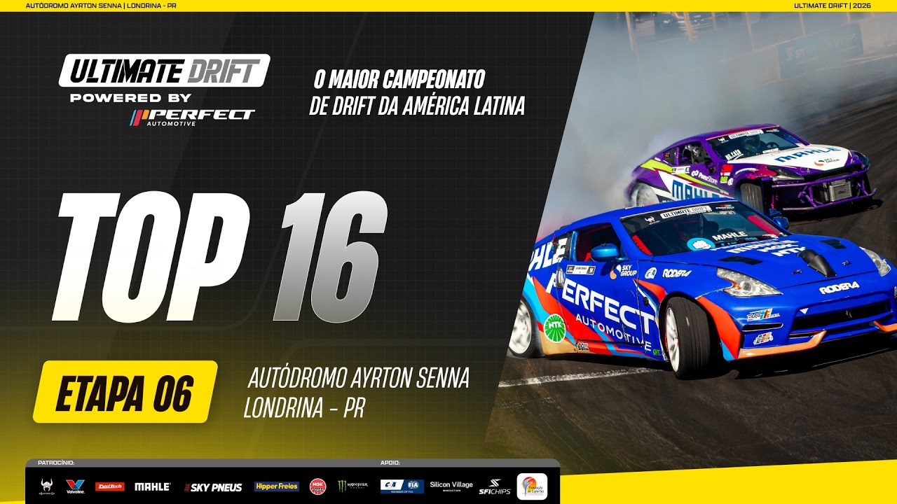 TOP 16 Ultimate Drift - 6ª Etapa - Londrina 2026