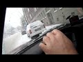 Fahren im Schnee ! Driving in the snow ! Dec, 2010 Ruhrgebiet , Germany !
