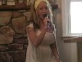 Kelley singing \ Kelley singing \