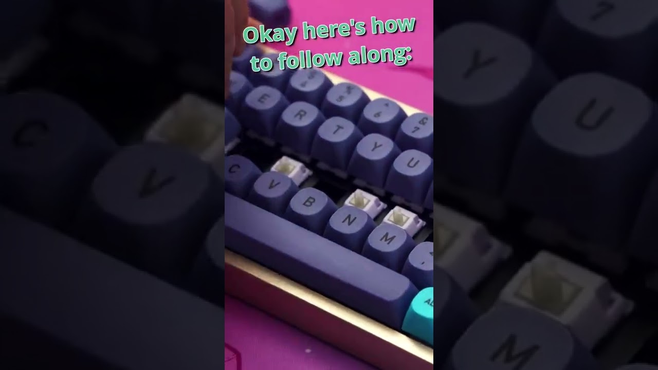 The DIRTY SECRET to a Better Keyboard? #shorts