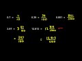 Prealgebra - Converting a Decimal into a Fraction