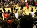 Clippers dancer makes half court shot