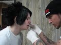 Sasha Getting Septum Pierced