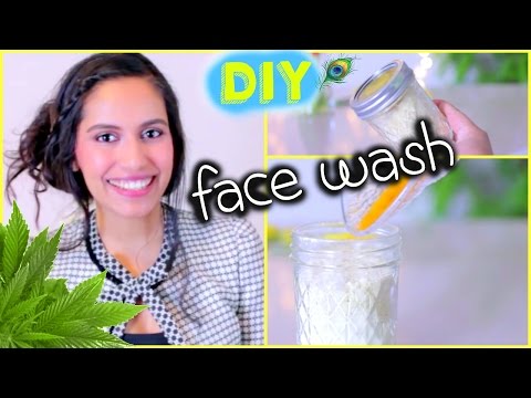 how to wash a face with acne