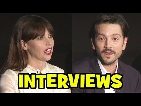ROGUE ONE Cast Interviews – Felicity Jones, Diego Luna, Donnie Yen, Alan Tudyk, Riz Ahmed